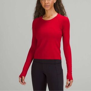 Lululemon Swiftly Tech Long Sleeve Shirt 2.0 *Race Length
- Dark Red